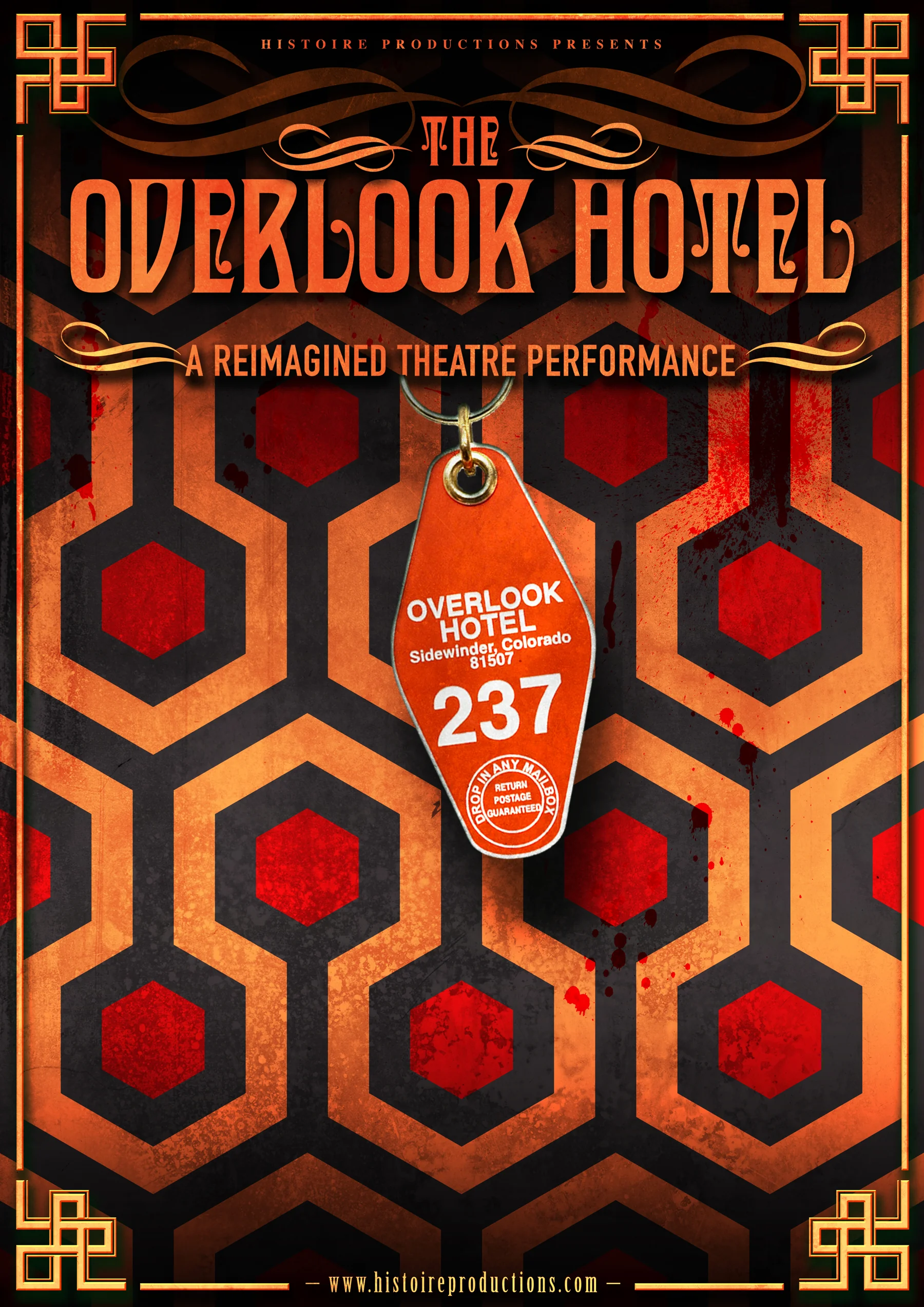 The Overlook Hotel production artwork